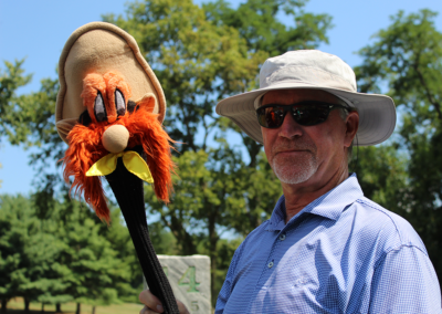 3rd Annual CASA of Western Maryland Golf Tournament (2025) player with Yosemite Sam golf club cover