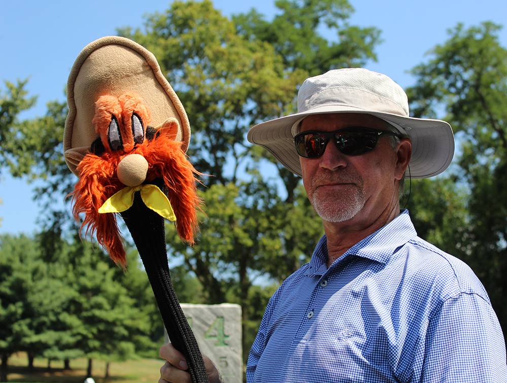 3rd Annual CASA of Western Maryland Golf Tournament (2025) player with Yosemite Sam golf club cover