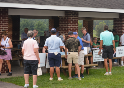 Golf players register for the 4th Annual CASA of Western Maryland Golf Tournament in August 2026 at Black Rock Golf Course.