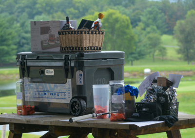 Prizes and giveaways at the 4th Annual CASA of Western Maryland Golf Tournament in August 2026 at Black Rock Golf Course.