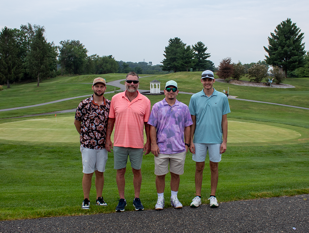 Players pose for a team photo at the 4th Annual CASA of Western Maryland Golf Tournament in August 2026.