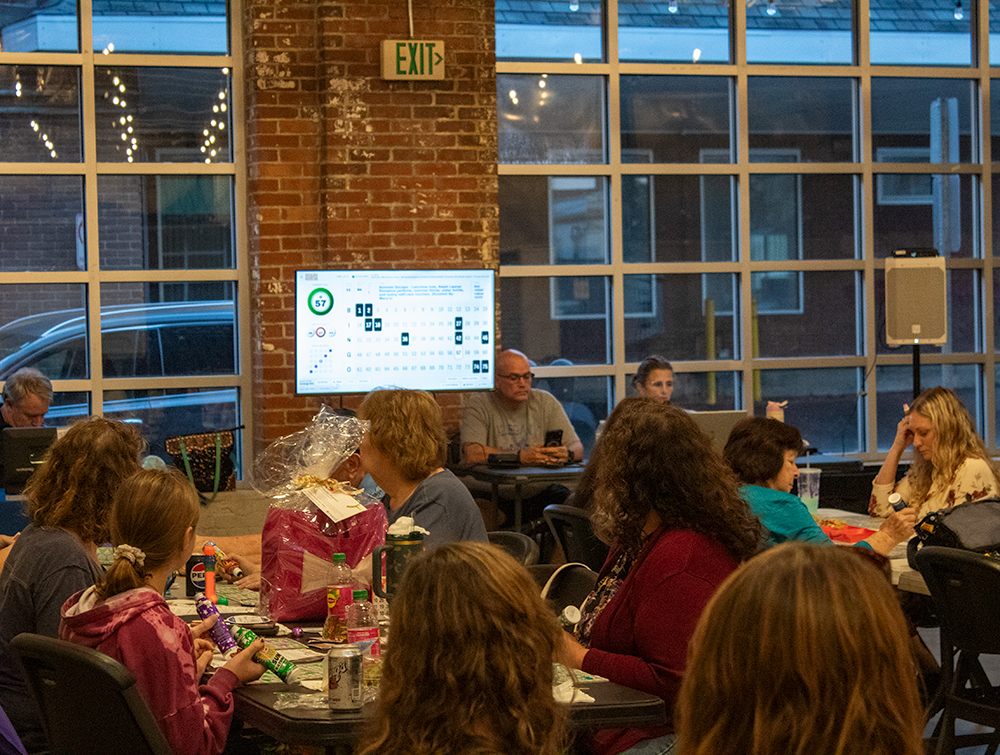 Bingo crowd and Blue Line Sound Solutions at the CASA of Western Maryland 2nd Annual Fall Bingo Blitz in October 2026.